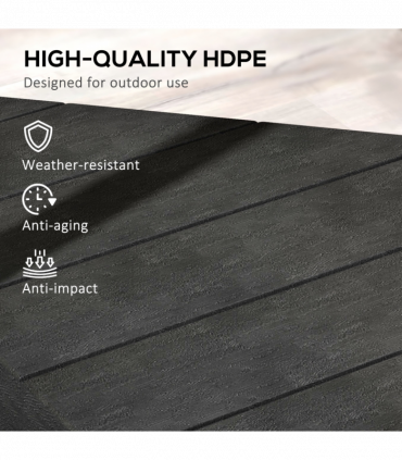 Outsunny Umbrella Weights for Offset Parasols, 80kg Sand or 60kg Water Filled