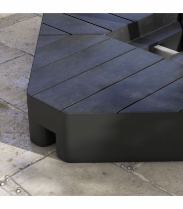 Outsunny Umbrella Weights for Offset Parasols, 80kg Sand or 60kg Water Filled