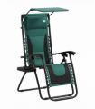 Outsunny Zero Gravity Lounger Chair, Folding Reclining Chair, Green