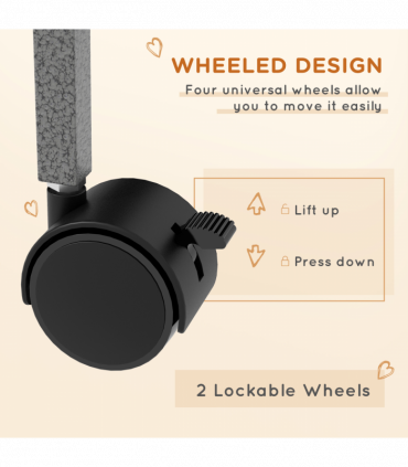 PawHut Small Animal Cages for Chinchilla Ferret Kitten on Wheels W/ Hammock Tray