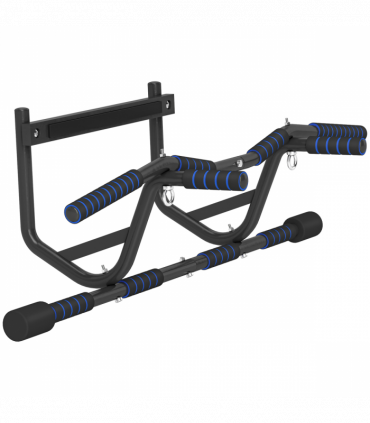 SPORTNOW Multi-Grip Pull Up Bar, Chin Up Bar Doorway with Non-Slip Grips