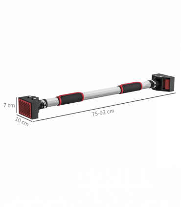 SPORTNOW No Screws Doorway Pull Up Bar, 75-92cm Length Adjustable