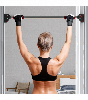 SPORTNOW No Screws Doorway Pull Up Bar, 75-92cm Length Adjustable