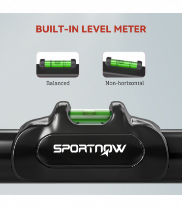 SPORTNOW Pull Up Bar Doorway from 96-130 cm (37.8"-51.2"), No Screws