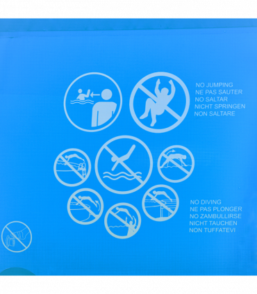 Steel Frame Pool & Filter Pump & Cartridge Rust Resistant 315 x 225 x 75cm Blue