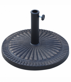 Stylish Bronze Tone Patio Umbrella Base - Secure Outdoor Support