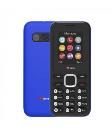 TTfone TT150 Blue Dual SIM Mobile with USB Cable, EE Pay As You Go