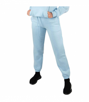 Wellworth Women's Loungewear hoodie & joggers two-piece set, Baby Blue L