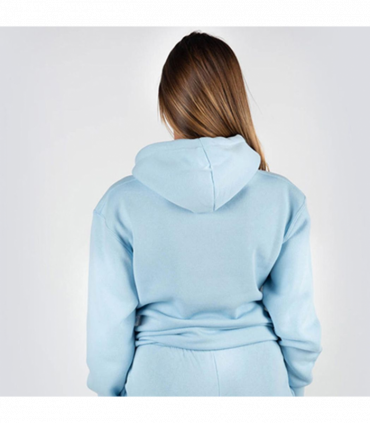 Wellworth Women's Loungewear hoodie & joggers two-piece set, Baby Blue M