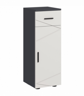 kleankin Bathroom Storage Cabinet, Slim Bathroom Cabinet with Soft Close Door