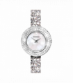 Sekonda Seksy Ladies Bling Round White Dial & silver stone Stainless Steel Bracelet Strap Watch