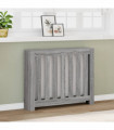 vidaXL Radiator Cover Grey Sonoma 104x20x82 cm Engineered Wood