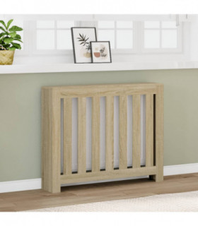 vidaXL Radiator Cover Sonoma Oak 104x20x82 cm Engineered Wood
