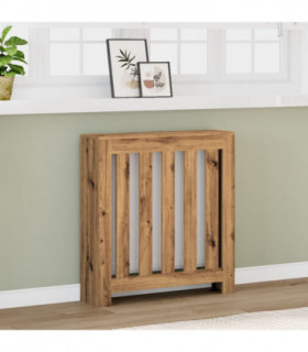 vidaXL Radiator Cover Artisian Oak 78x20x82 cm Engineered Wood