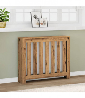 vidaXL Radiator Cover Artisian Oak 104x20x82 cm Engineered Wood