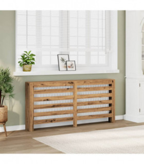 vidaXL Radiator Cover Artisian Oak 175x20x82 cm Engineered Wood