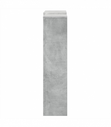vidaXL Radiator Cover Concrete Grey 205x21.5x83.5 cm Engineered Wood