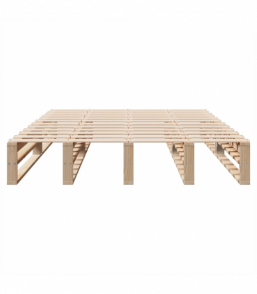 vidaXL Bed Frame 120x200 cm Solid Wood Pine