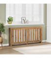 vidaXL Radiator Cover Artisian Oak 175x20x82 cm Engineered Wood
