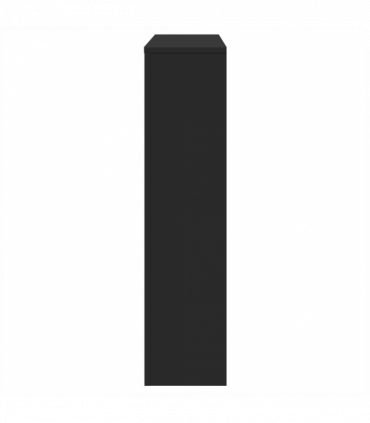 vidaXL Radiator Cover Black 149x20x82 cm Engineered Wood