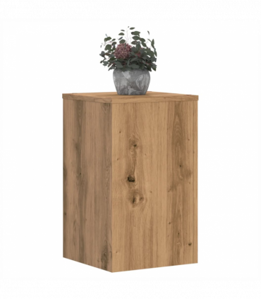 vidaXL Plant Stands 2 pcs Artisian Oak 30x30x50 cm Engineered wood