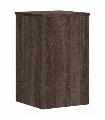 vidaXL Plant Stands 2 pcs Brown Oak 30x30x50 cm Engineered wood