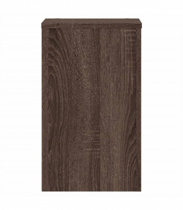 vidaXL Plant Stands 2 pcs Brown Oak 30x30x50 cm Engineered wood