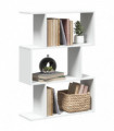 vidaXL Room Divider Bookcase 3-Tier White 70x24x97 cm Engineered Wood