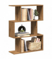 vidaXL Room Divider Bookcase 3-Tier Artisan Oak 70x24x97 cm Engineered Wood