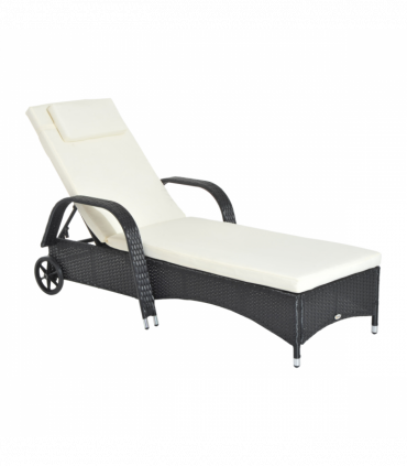Rattan Sun Lounger
