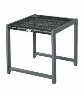 Rattan End Table Side Coffee Desk Outdoor Patio Garden Furniture