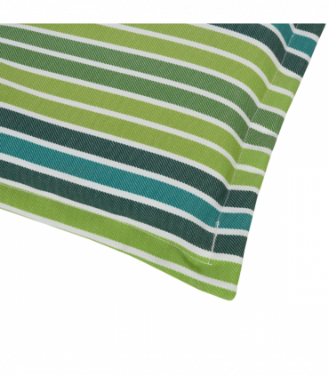 2 PCS Patio Bench Swing Chairs Garden Chairs 2 Seat Cushion Mat Strips Green