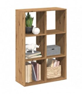 vidaXL Room Divider Bookcase Artisan Oak 69.5x29x103.5 cm Engineered Wood