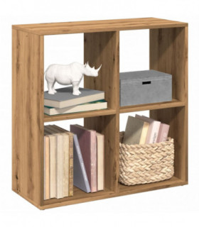 vidaXL Room Divider Bookcase Artisan Oak 69.5x29x69.5 cm Engineered Wood