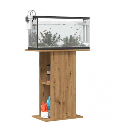 vidaXL Aquarium Stand Artisan Oak 36x60.5x72.5 cm Engineered Wood