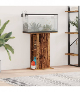vidaXL Aquarium Stand Old Wood 36x60.5x72.5 cm Engineered Wood