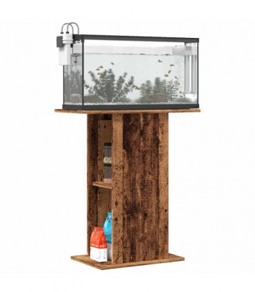 vidaXL Aquarium Stand Old Wood 36x60.5x72.5 cm Engineered Wood
