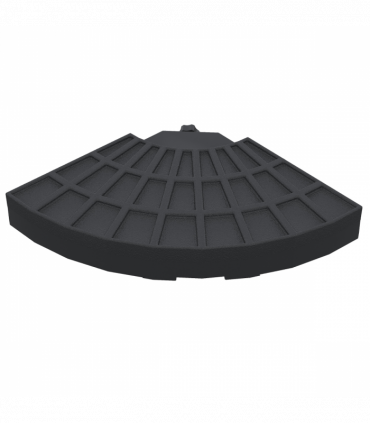 4Pc Portable Umbrella Base Parasol Stand Weights Holder Sand Water Filled