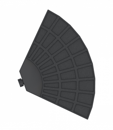 4Pc Portable Umbrella Base Parasol Stand Weights Holder Sand Water Filled