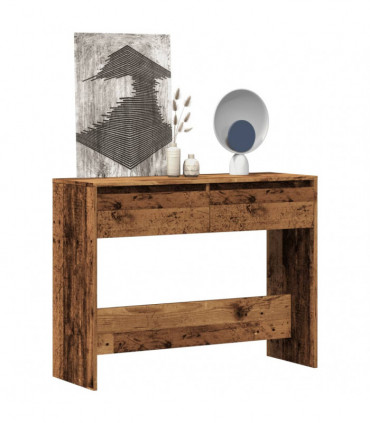 vidaXL Console Table Old Wood 100x35x76.5 cm Engineered Wood
