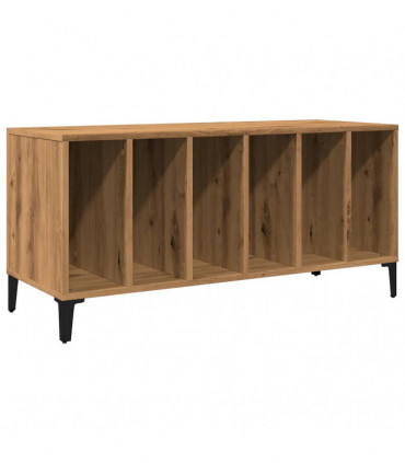 vidaXL Record Cabinet Artisan Oak 100x38x48 cm Engineered Wood