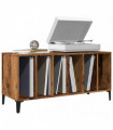 vidaXL Record Cabinet Old Wood 100x38x48 cm Engineered Wood