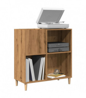 vidaXL Record Cabinet Artisan Oak 84.5x38x89 cm Engineered Wood