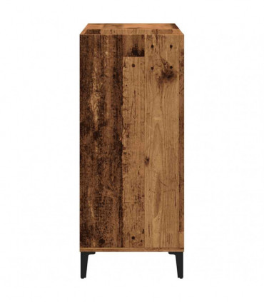 vidaXL Record Cabinet Old Wood 84.5x38x89 cm Engineered Wood