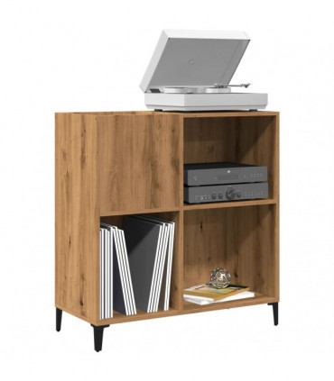 vidaXL Record Cabinet Artisan Oak 84.5x38x89 cm Engineered Wood