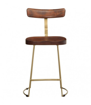 vidaXL Bar Stools 2 pcs 49x43x79 cm Solid Wood Mango