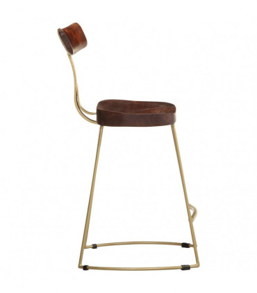 vidaXL Bar Stools 2 pcs 49x43x79 cm Solid Wood Mango