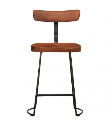 vidaXL Bar Stools 2 pcs 49x43x79 cm Solid Wood Mango
