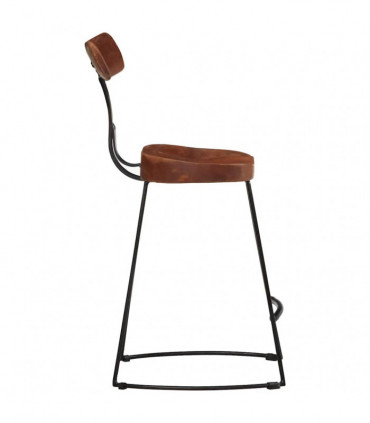 vidaXL Bar Stools 2 pcs 49x43x79 cm Solid Wood Mango