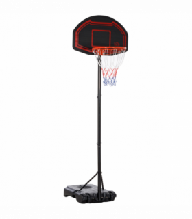 Adjustable Basketball Hoop Stand w/ Wheels, Stable Base HOMCOM